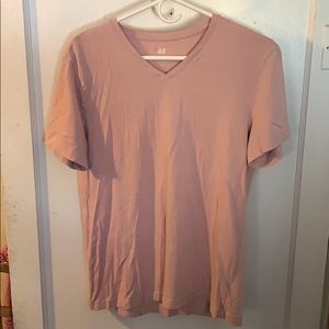 H&M Pink V-Neck shirt